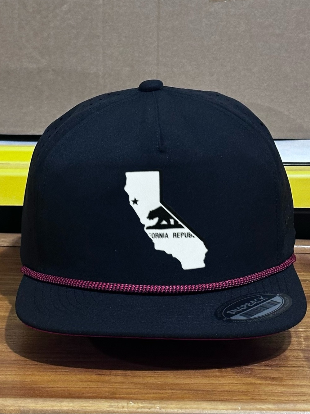 California Black SnapBack Hat California Logo